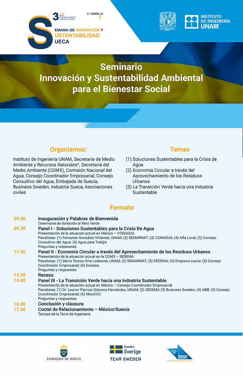 Seminario Innovación y Sustentabilidad Ambiental para el Bienestar Social