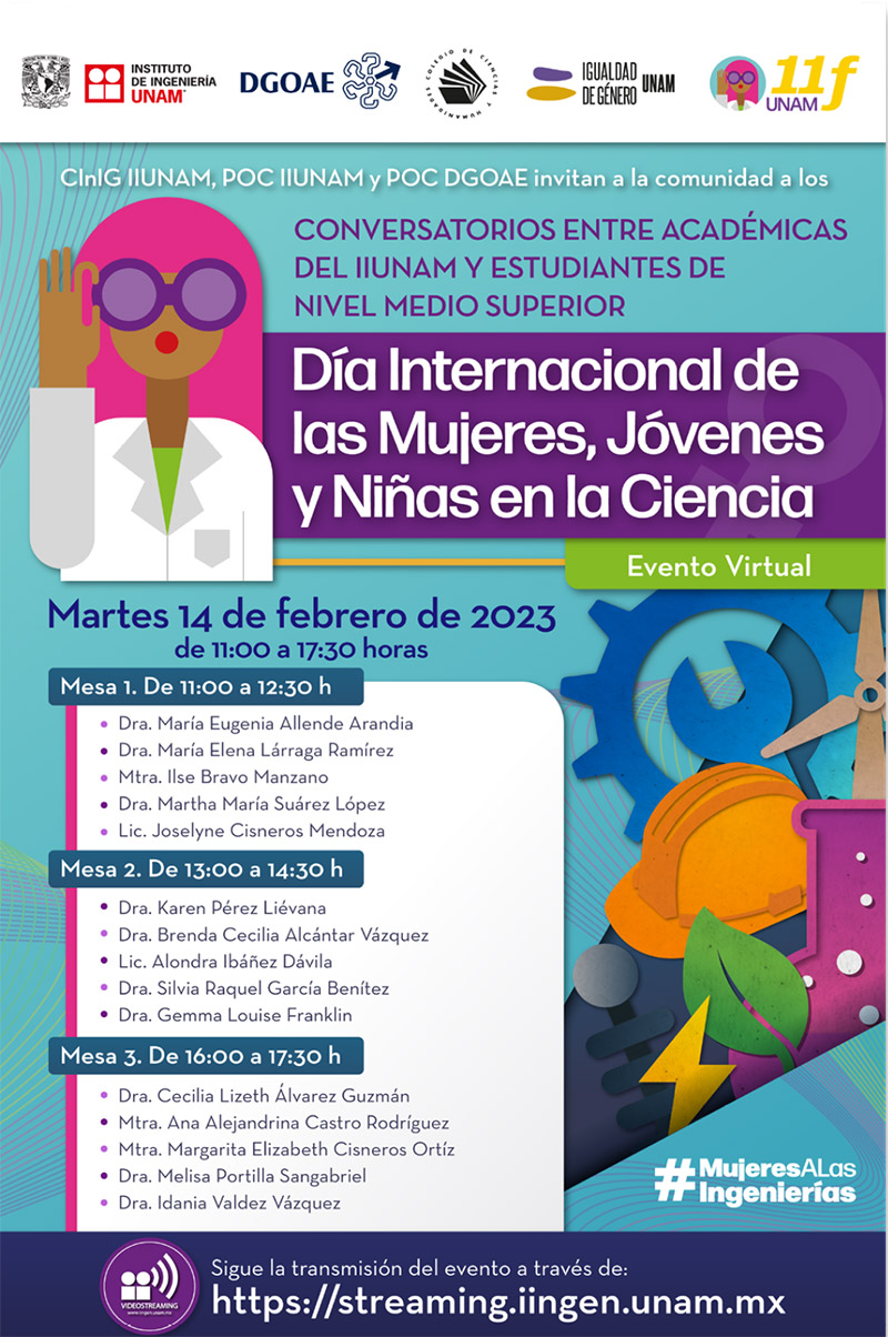 11 de febrero Día de las Mujeres, las Jóvenes y las Niñas en las Ciencias