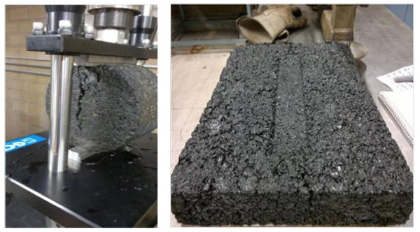 concreto asfáltico elaborado con RCD triturado