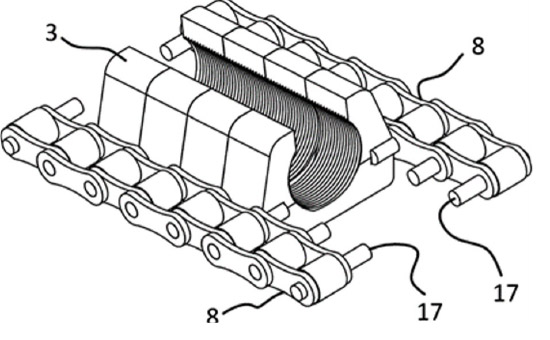 Figura 3. Fragmento de la cadena roscada