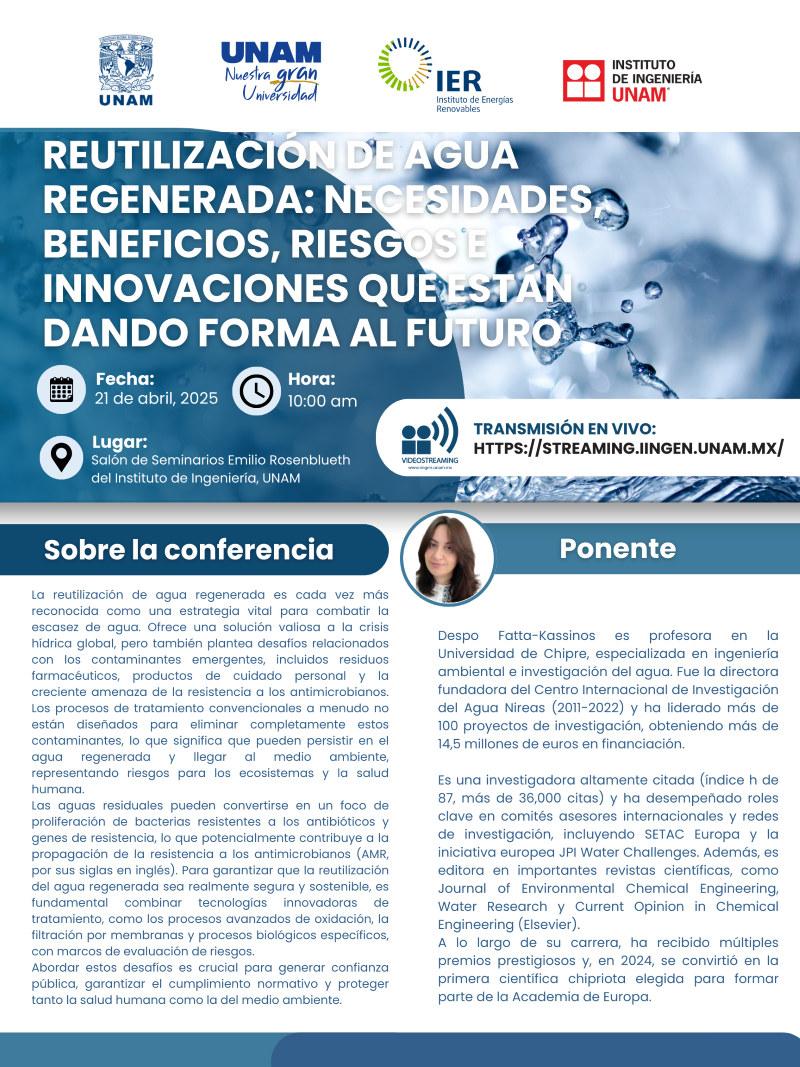 Reutilización de agua regenerada