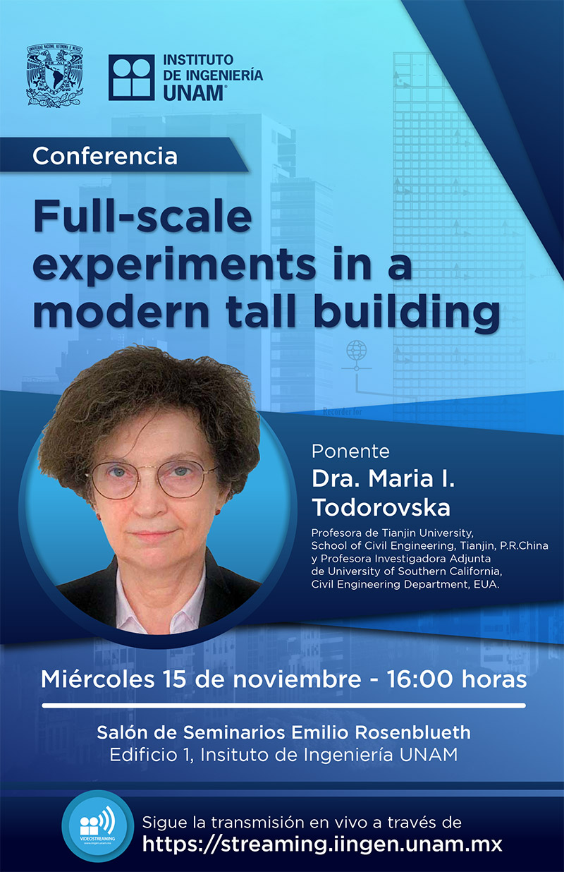 "Full-scale experiments​ in a modern tall building"