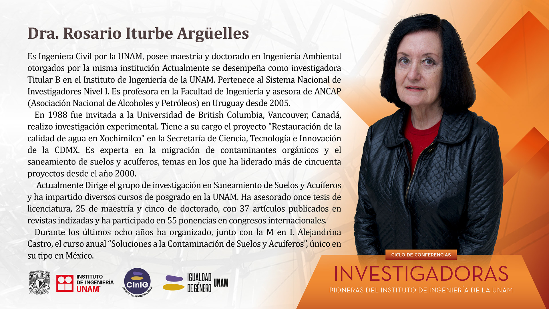 Rosario Iturbe semblanza