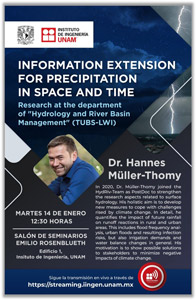 Information extension for precipitation in space and time
