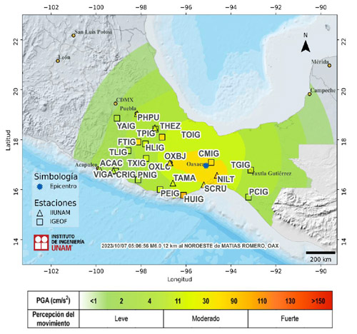 Mapa de intensidad